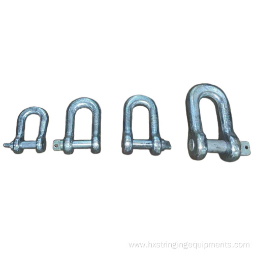 20kN Safety Pin Connecting Anchor D Shackle